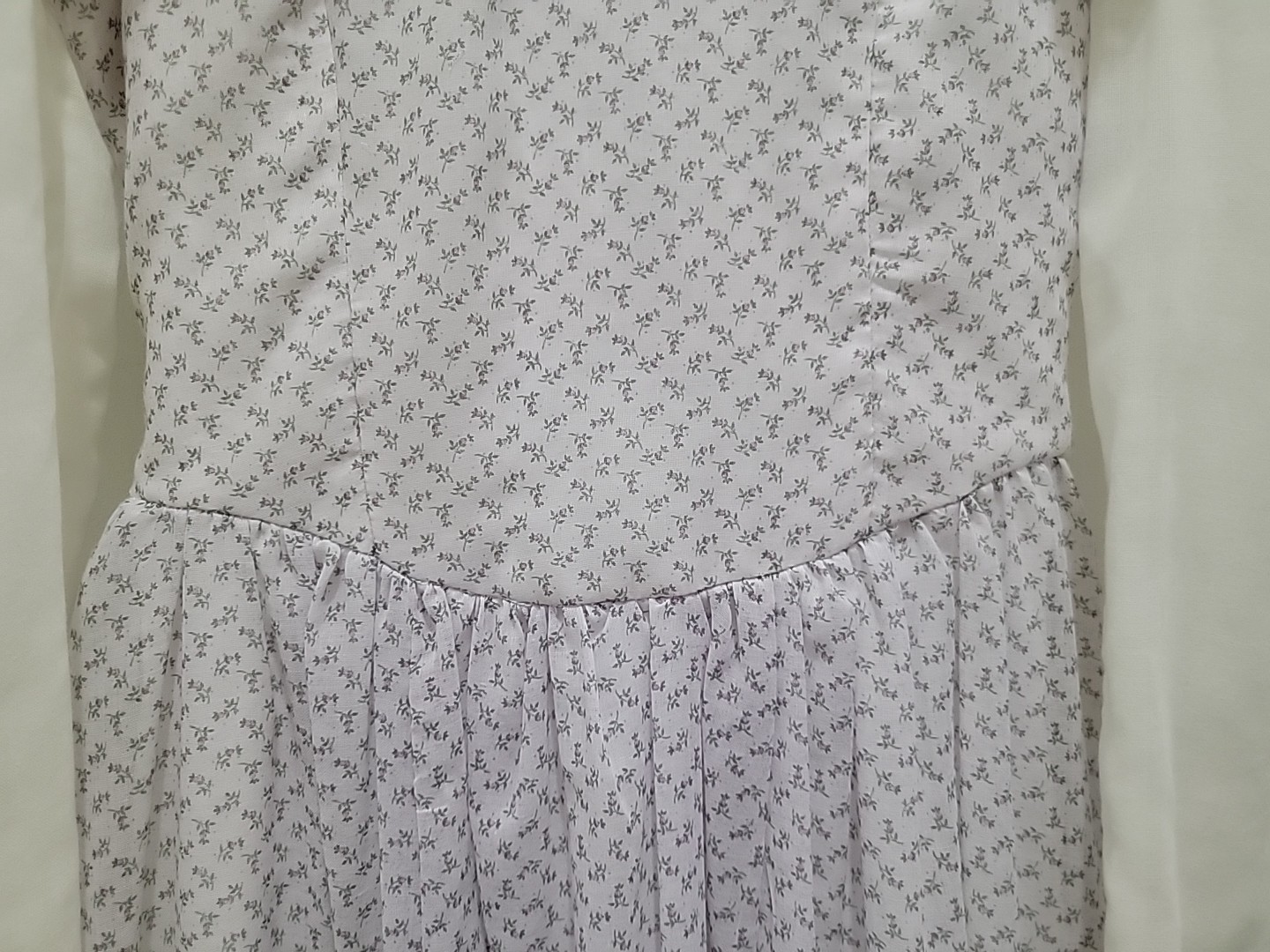 Pale Purple Floral Vintage Gunne Sax Dress Victorian Prairie 1970’s Girls 12