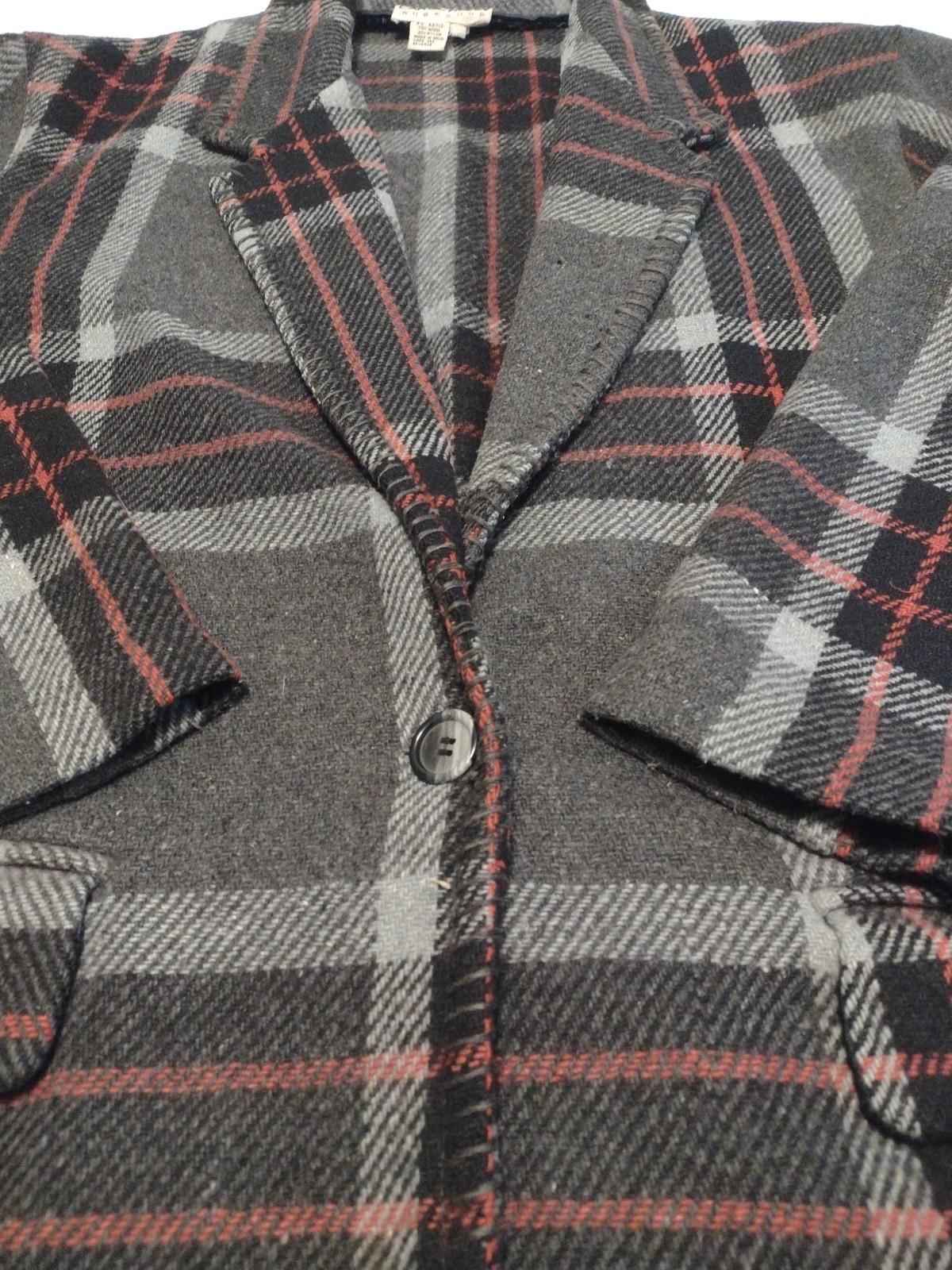Vtg Carol Horn Workshop Knitted Wool Jacket Cardigan Multicolor India