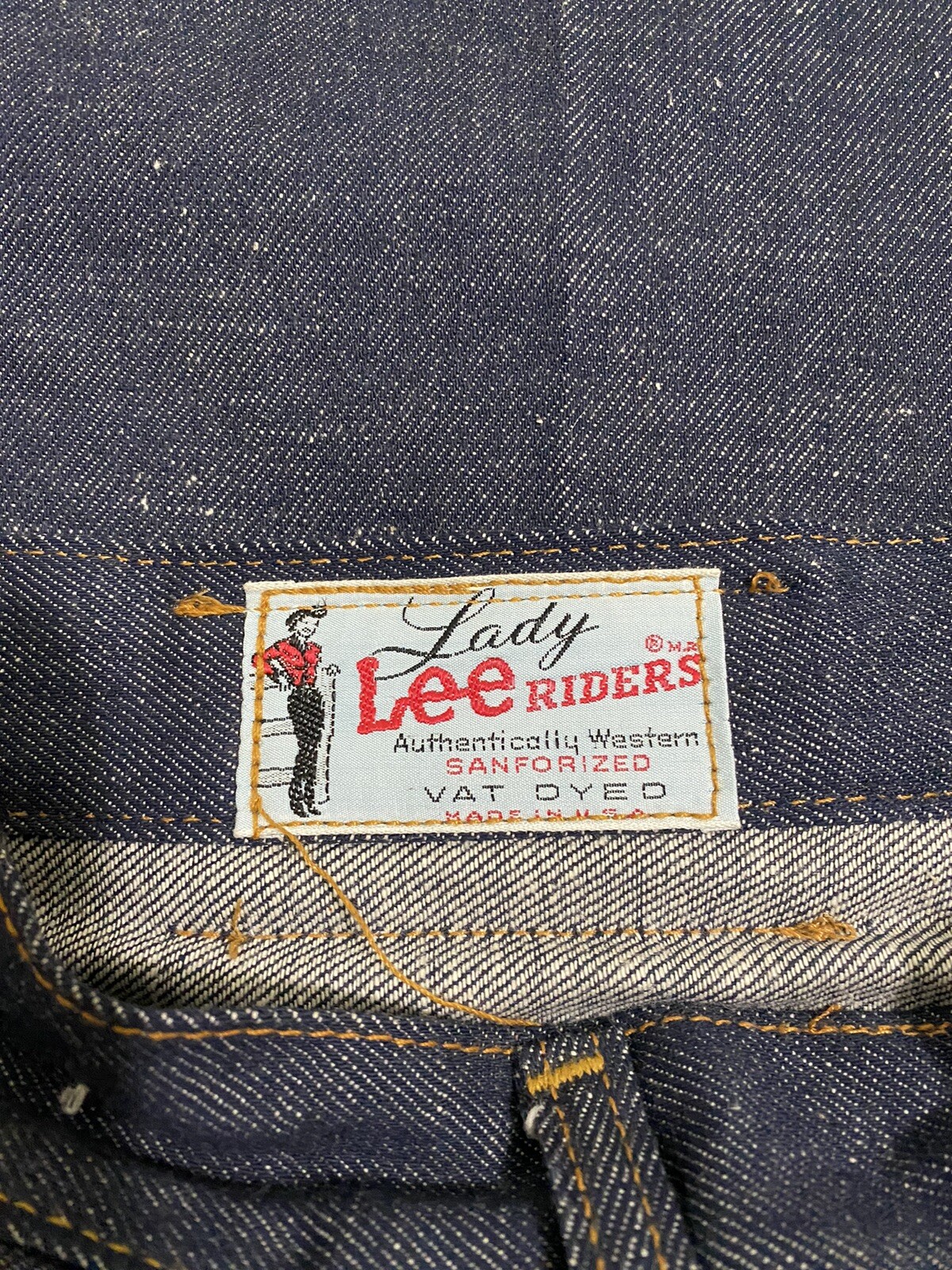 Vintage Lady Lee Riders Jeans 60’s USA Deadstock 32×31