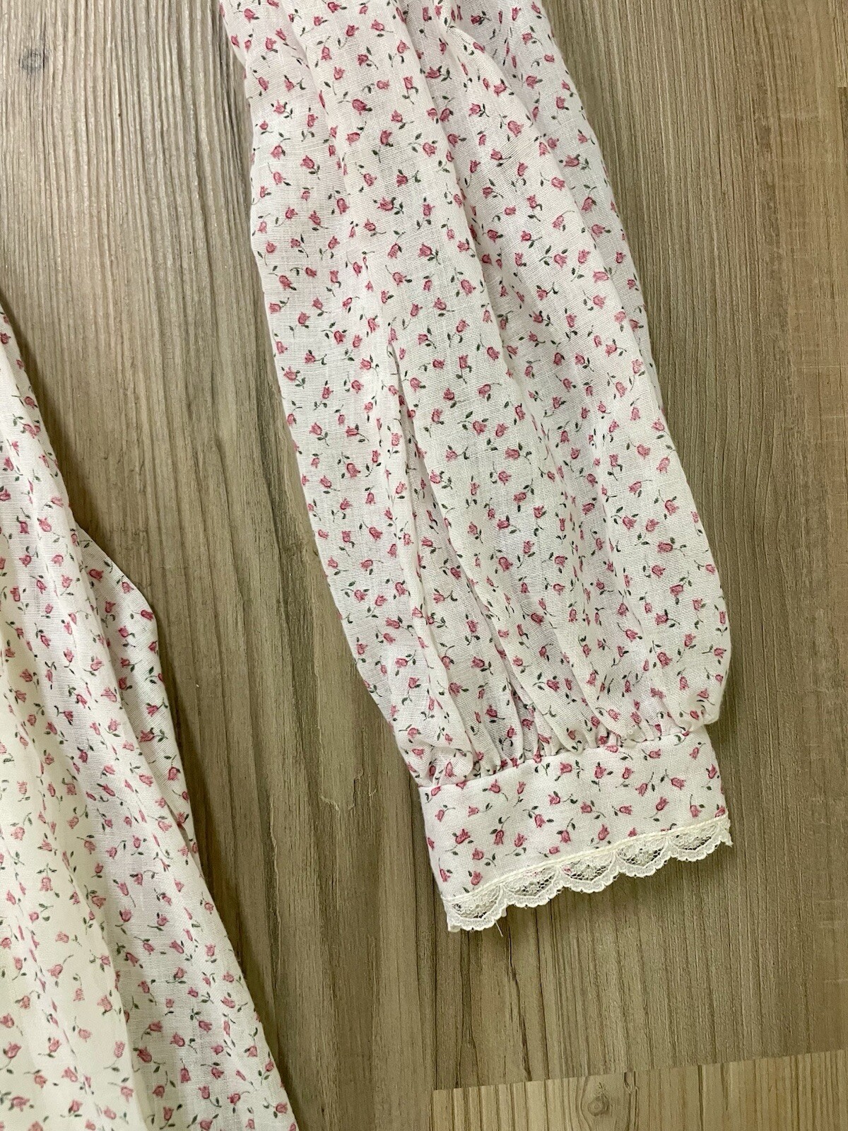Vintage Mint Condition Gunne Sax By Jessica White Floral Dress