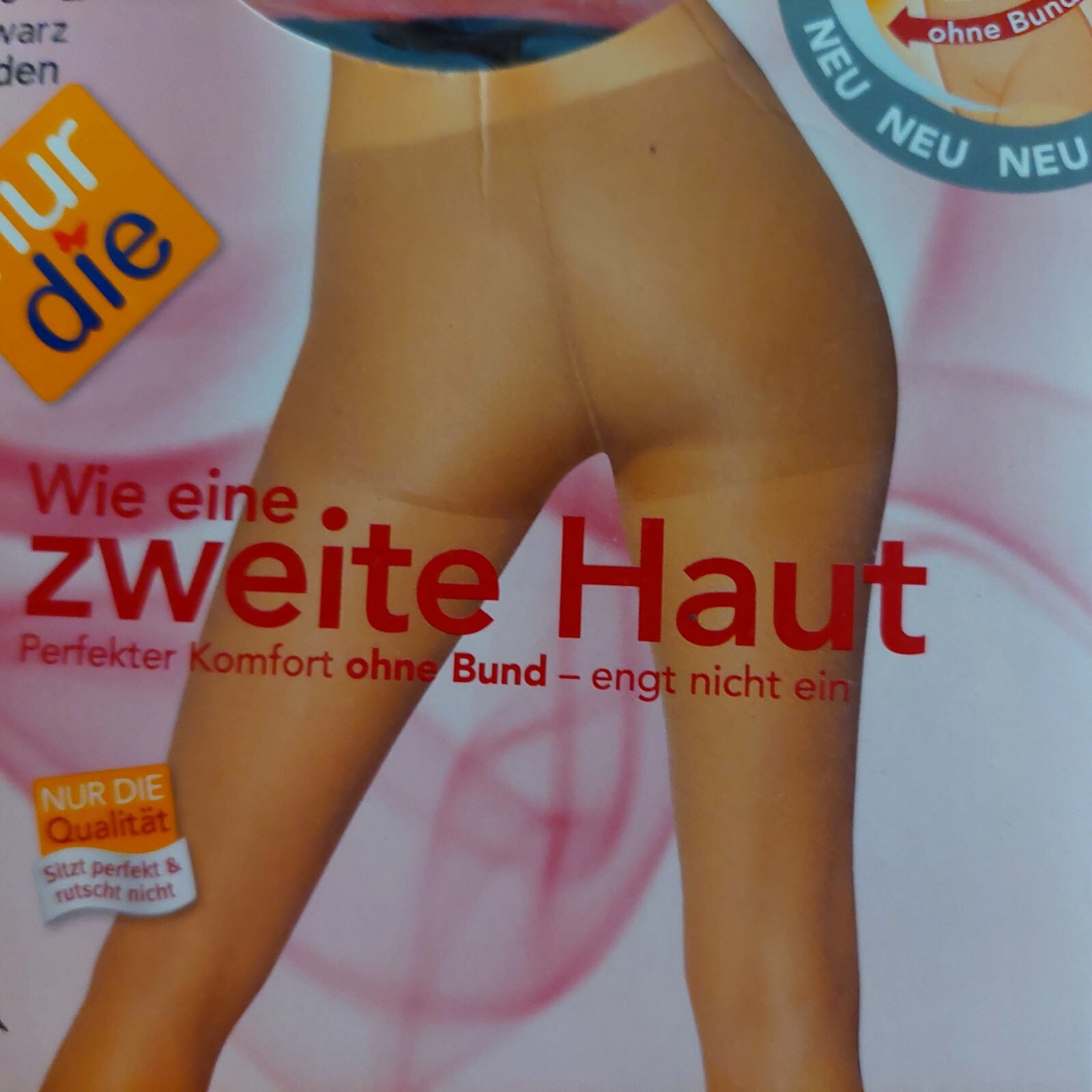 Vintage Pantyhose Zweite Haut Germany Nur Die Size L Color Schwarz BBROS3