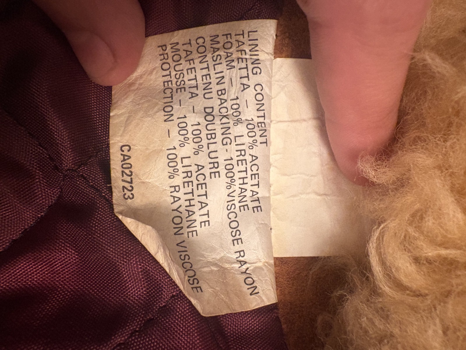 Vintage 70s Genuine Suede Maxi Coat w/ Ivory Curly Shearling Collar | Cognac Lea