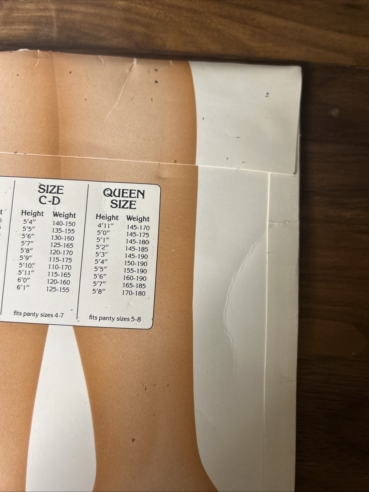 Vintage Slenderalls Control Top PantyHose w/ Cotton Panties Queen 330X Beige
