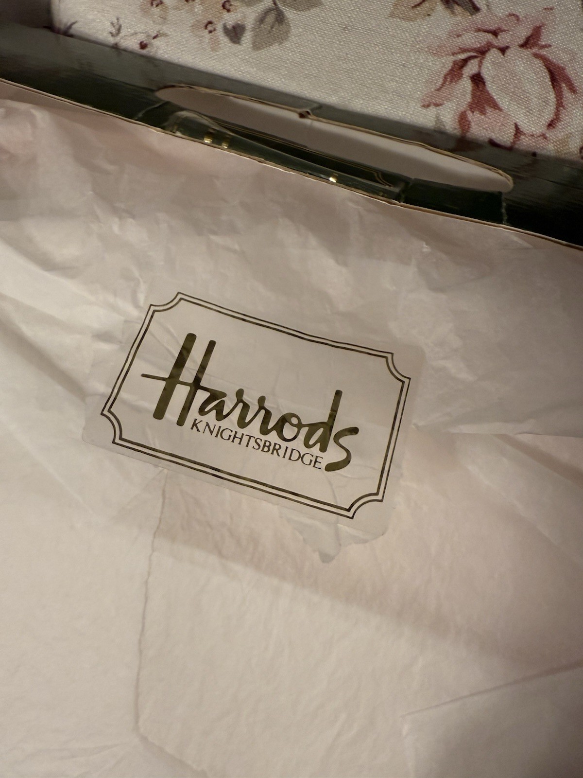Vintage Harrods London Saxon Lingerie Blush Pink Long Nightgown NEW in Box 1997