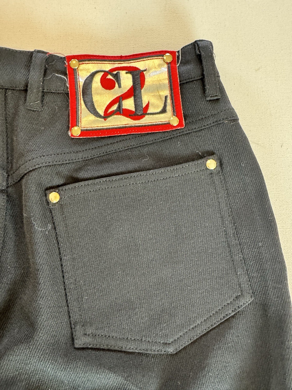 VTG Christian Llinares Wool Mini Skirt Western Embroidery France – EU 44 / US L