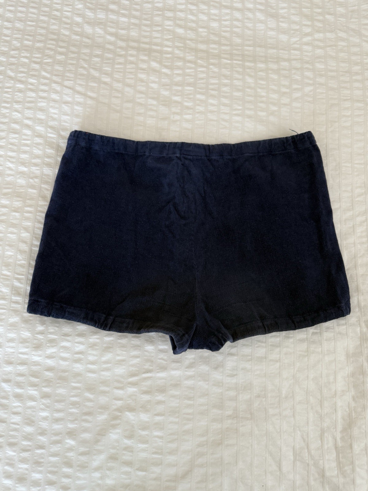 Woman’s Vintage Red And Navy Blue Corduroy Cheerleading Outfit Set