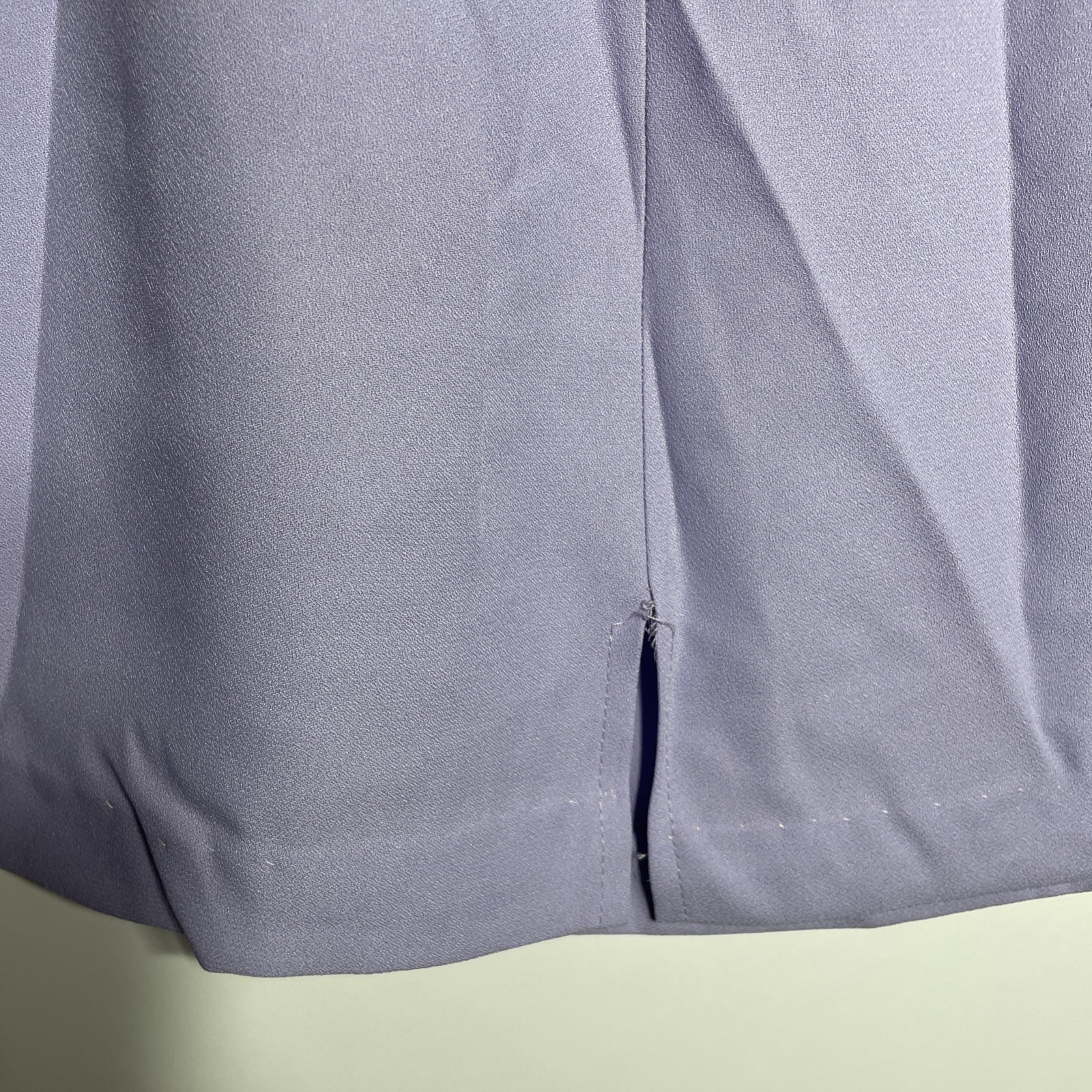 Purple Knee Length /w Elastic Stretch Waistband And Zipper Size 2X Large