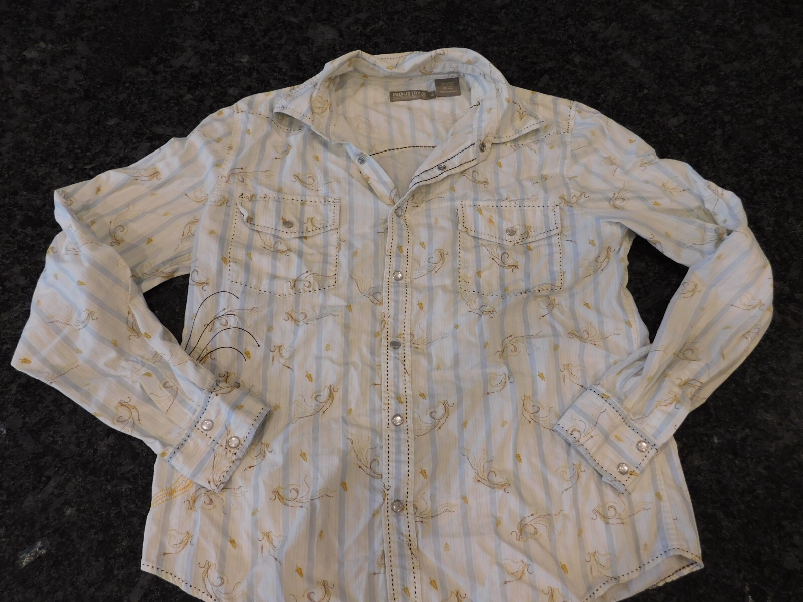 Industry Western Shirt Pearl Snap Women’s Embroidered SEE PICS
