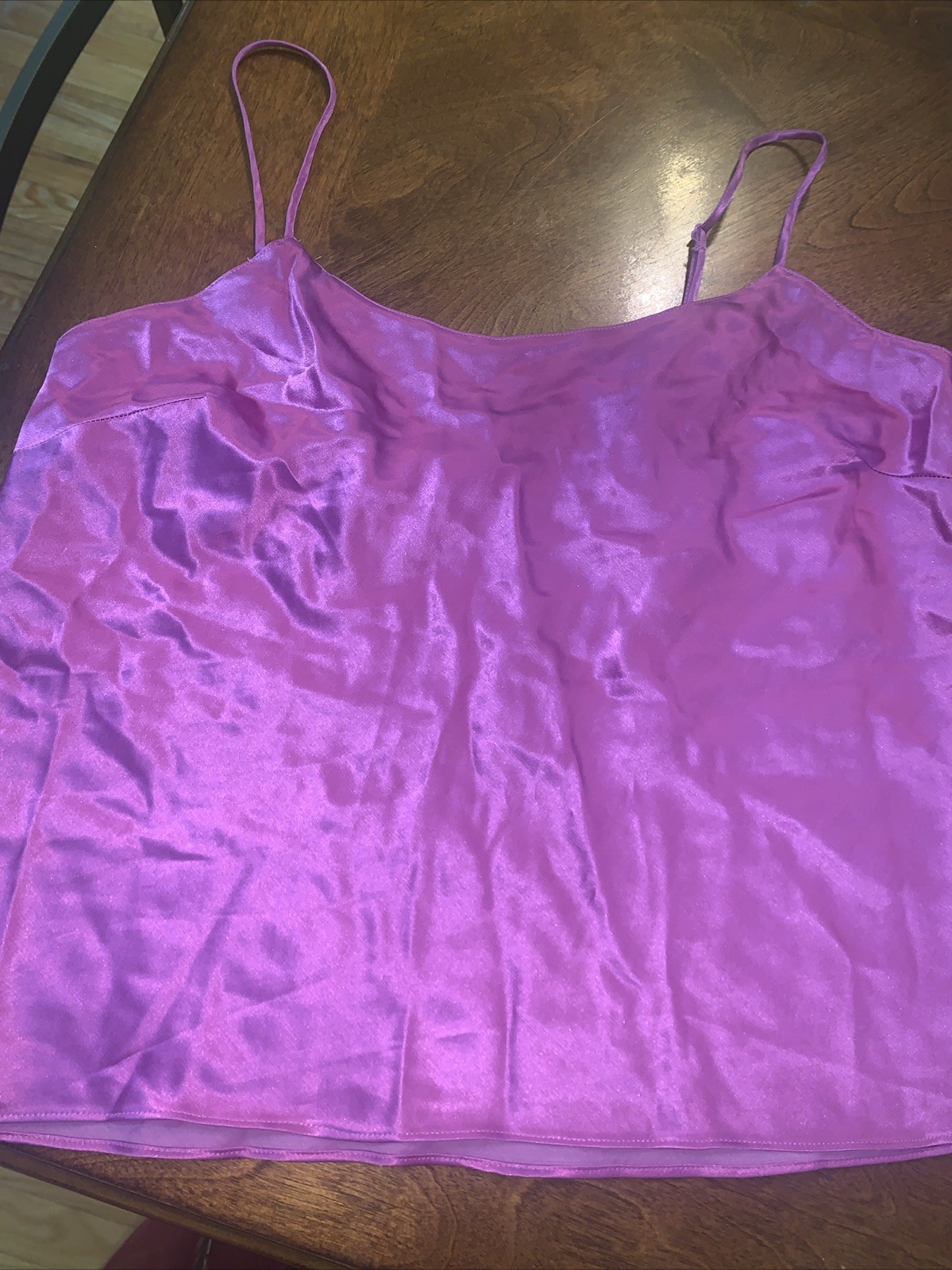 Vintage NWT Victoria’s Secret 100% Silk Plum Camisole Y2K Tank Cami Top