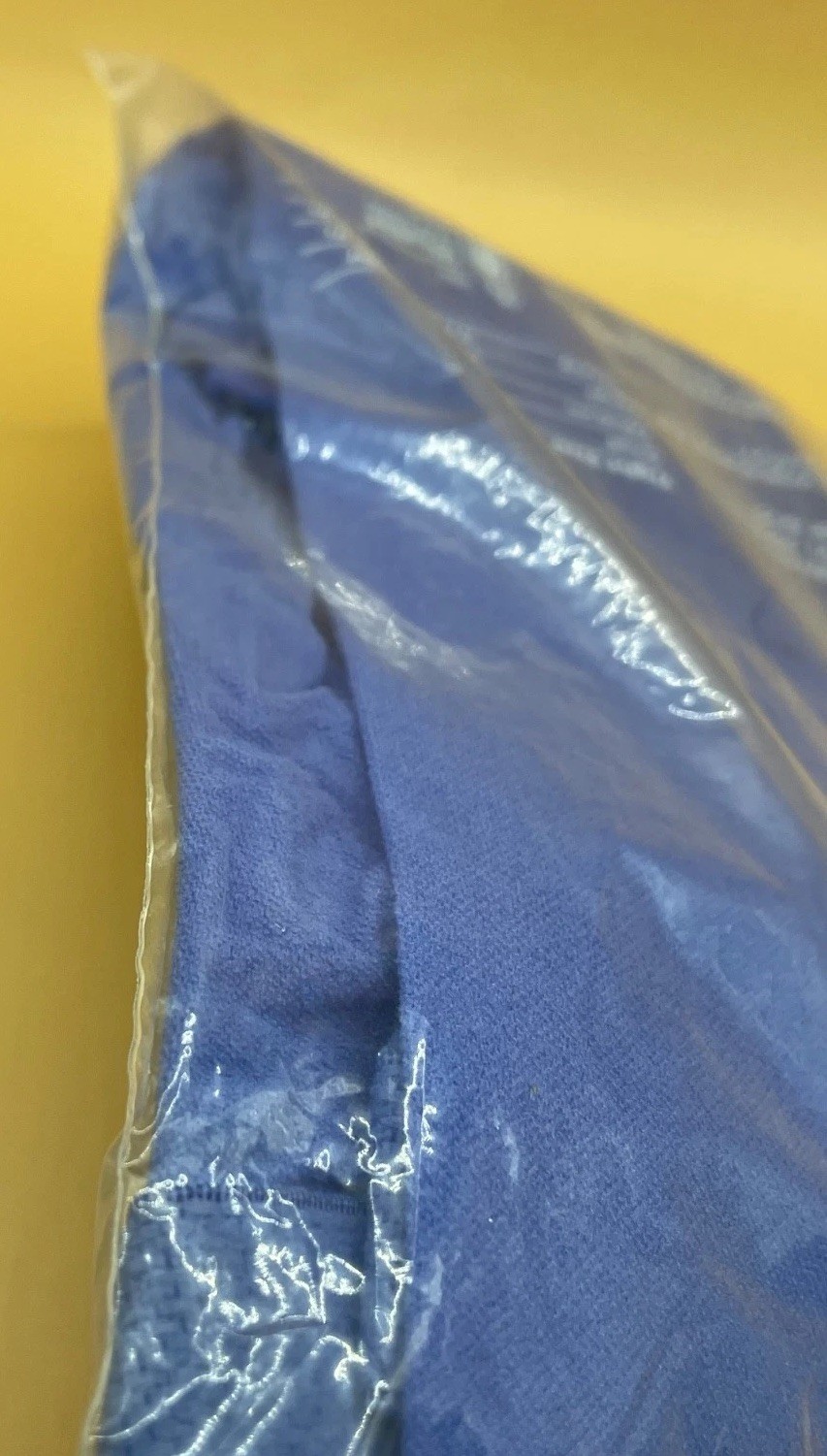VTG NOS Jane Fonda Workout Seamless Stirrup Tights Size Medium in Periwinkle