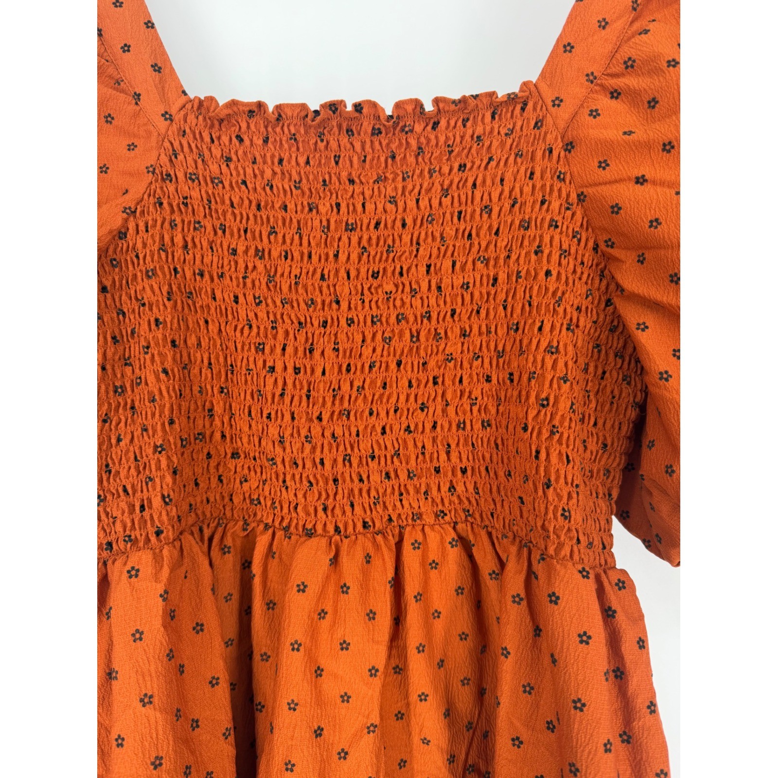 Betsey Johnson Womens Babydoll Dress XL Peasant Milkmaid Whimsigoth Halloween