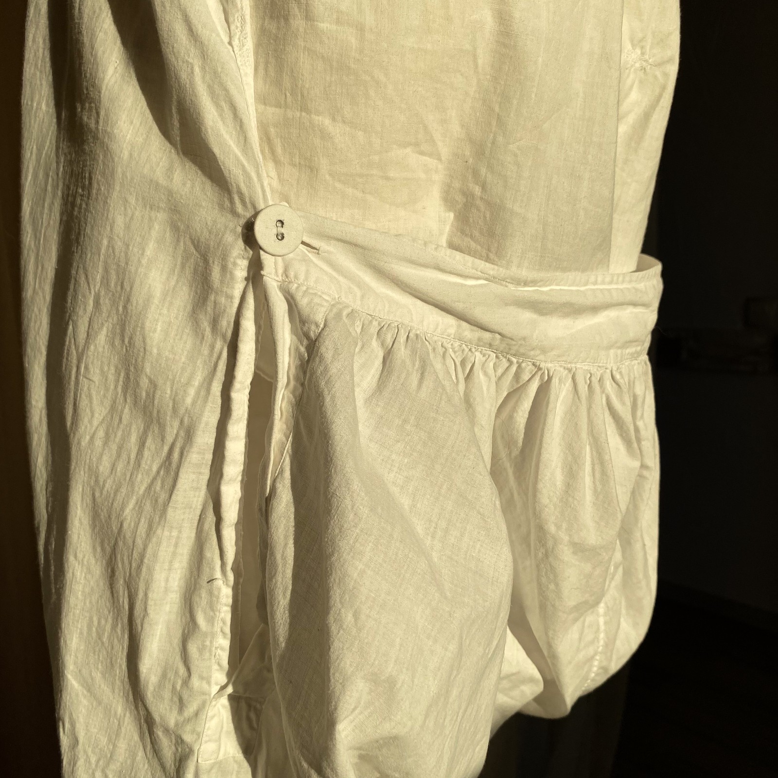 Authentic Edwardian Antique White Linen Lace Lingerie 1905-1912