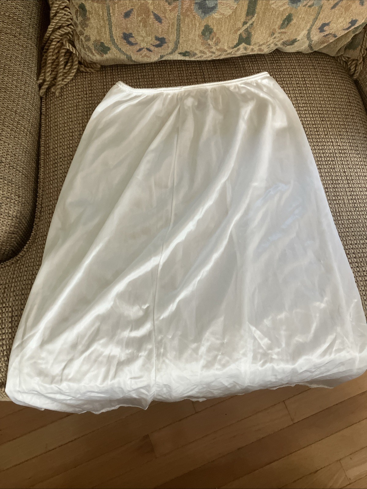 Vtg Warners Half Slip All Antron III Lace Perfect Measure White 55300 Medium 27”