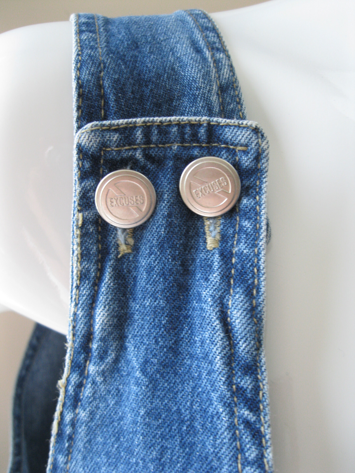 Vintage 90’s/Y2K New NO EXCUSES ORIGINAL Denim dress Size M Nice! Rare!