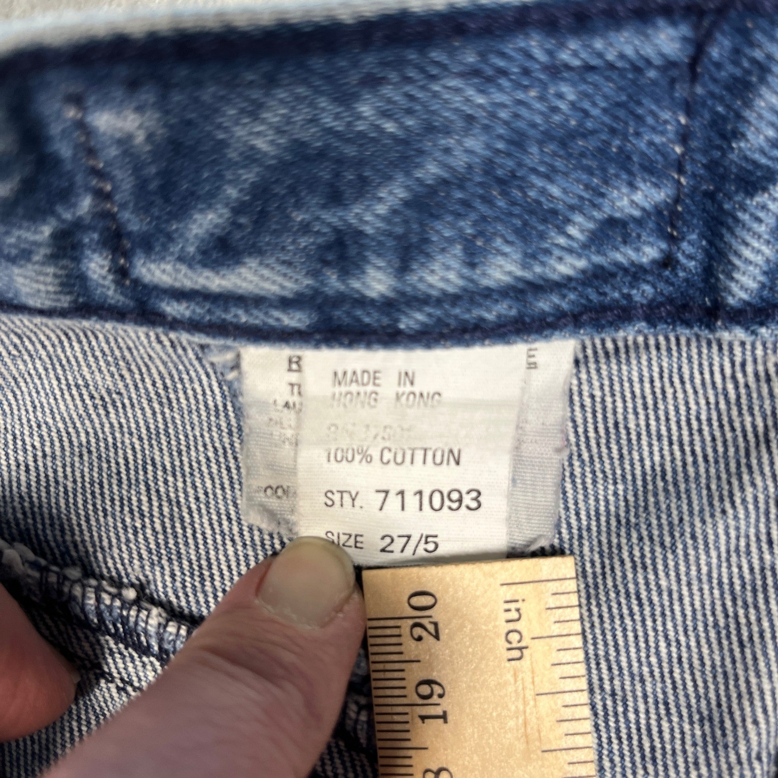 Vintage Rocky Mountain Jeans Bareback Women Blue Western High Rise Yoke 27/5