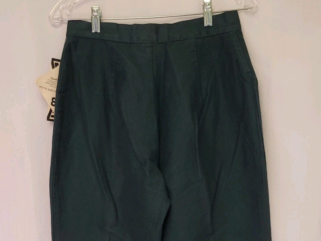 NOS Vtg 80s White Stag Hunter Green Stirrup Pants Stretch High Rise Wmn’s 8 P