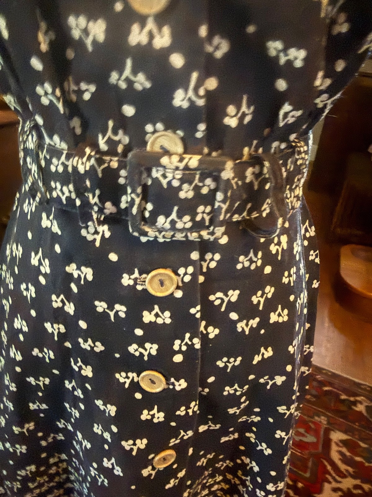 Vintage 1970’s Ragtime 30’s Inspired Dress Small