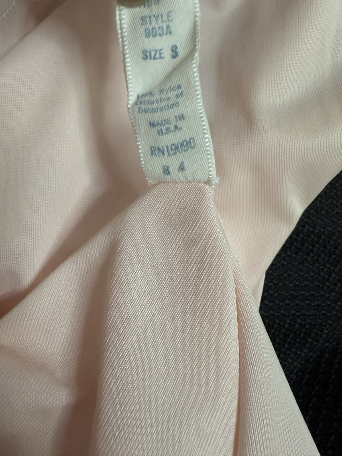 Vtg Olga Half Slip Camisole Cami Top Set Secret Hug Lace Band Pink White S 32 34