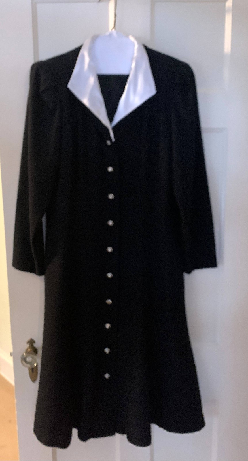Vintage Stanley Sherman Designer Black Dress size 10 (?)