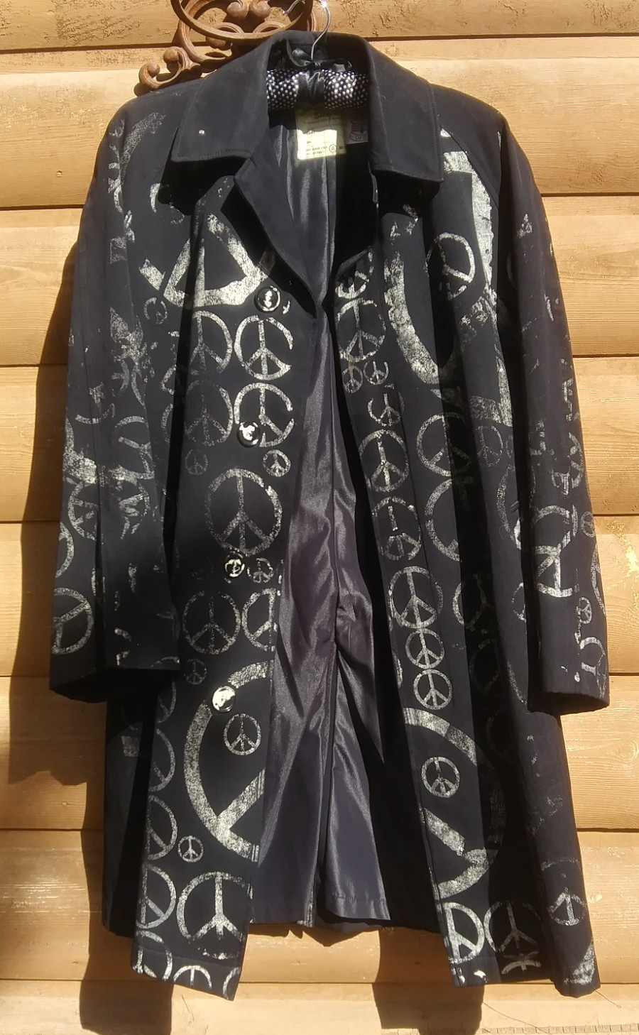 Vintage J. Compton Sons & Webb Ltd. Peace Raincoat Size 5 (Men’s or Women’s)