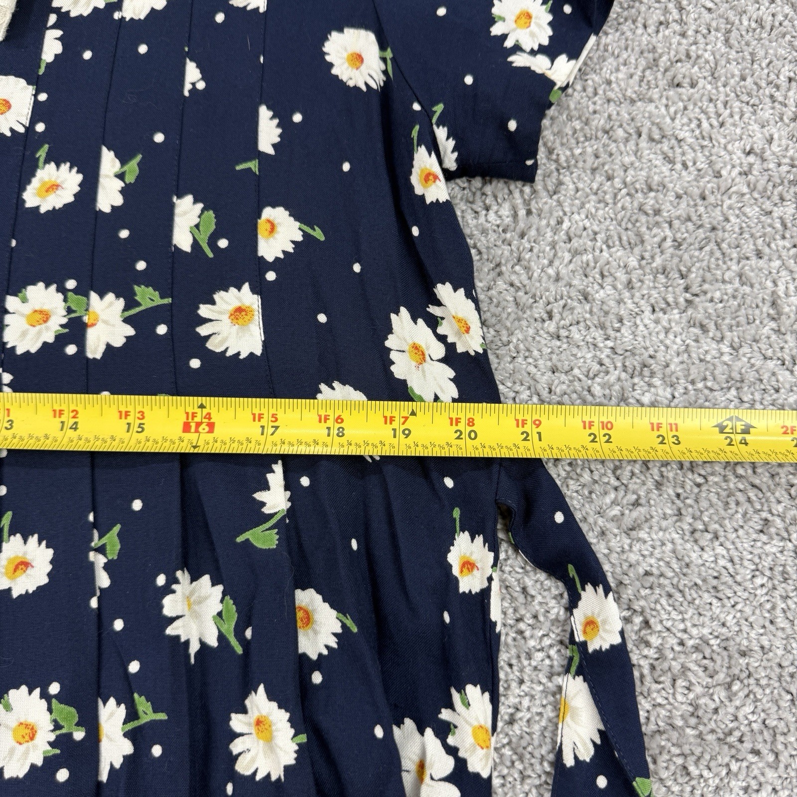 VTG Sarah Elizabeth Dress Women’s 10 Sunflower Cottagecore Prairie Peasant Beads