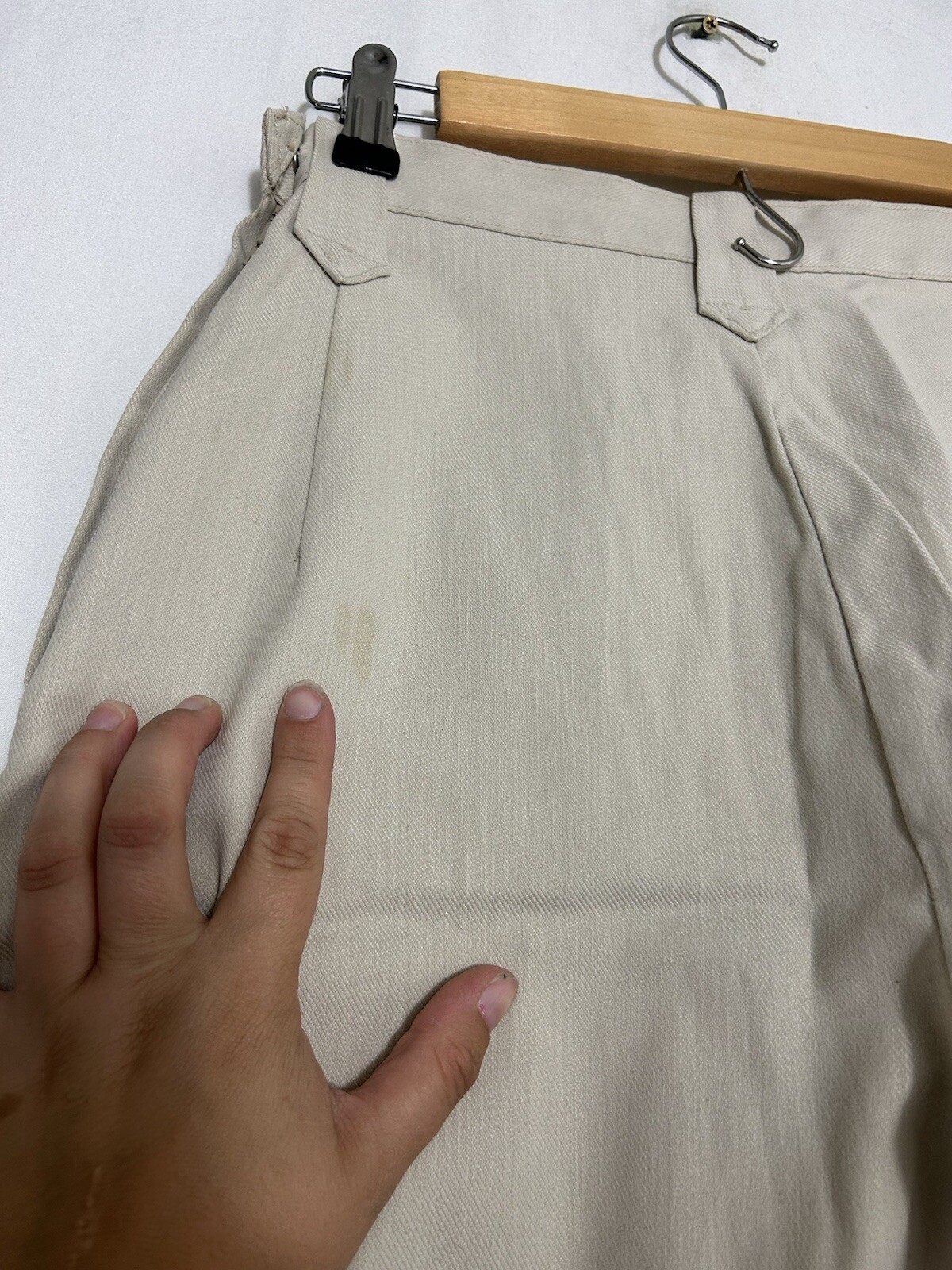 Vintage 1960s Lee Stretch Frontier Lady Twill High Waist 13” Rise Pants 26×29