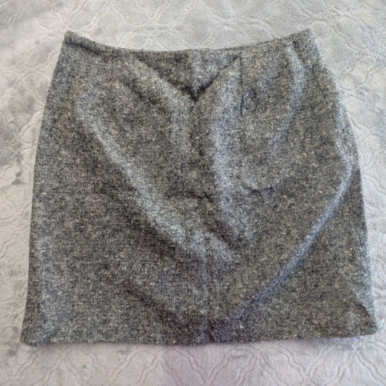Catherine Stewart Women’s 12 Wool Tweed Pencil Skirt Made in USA Career