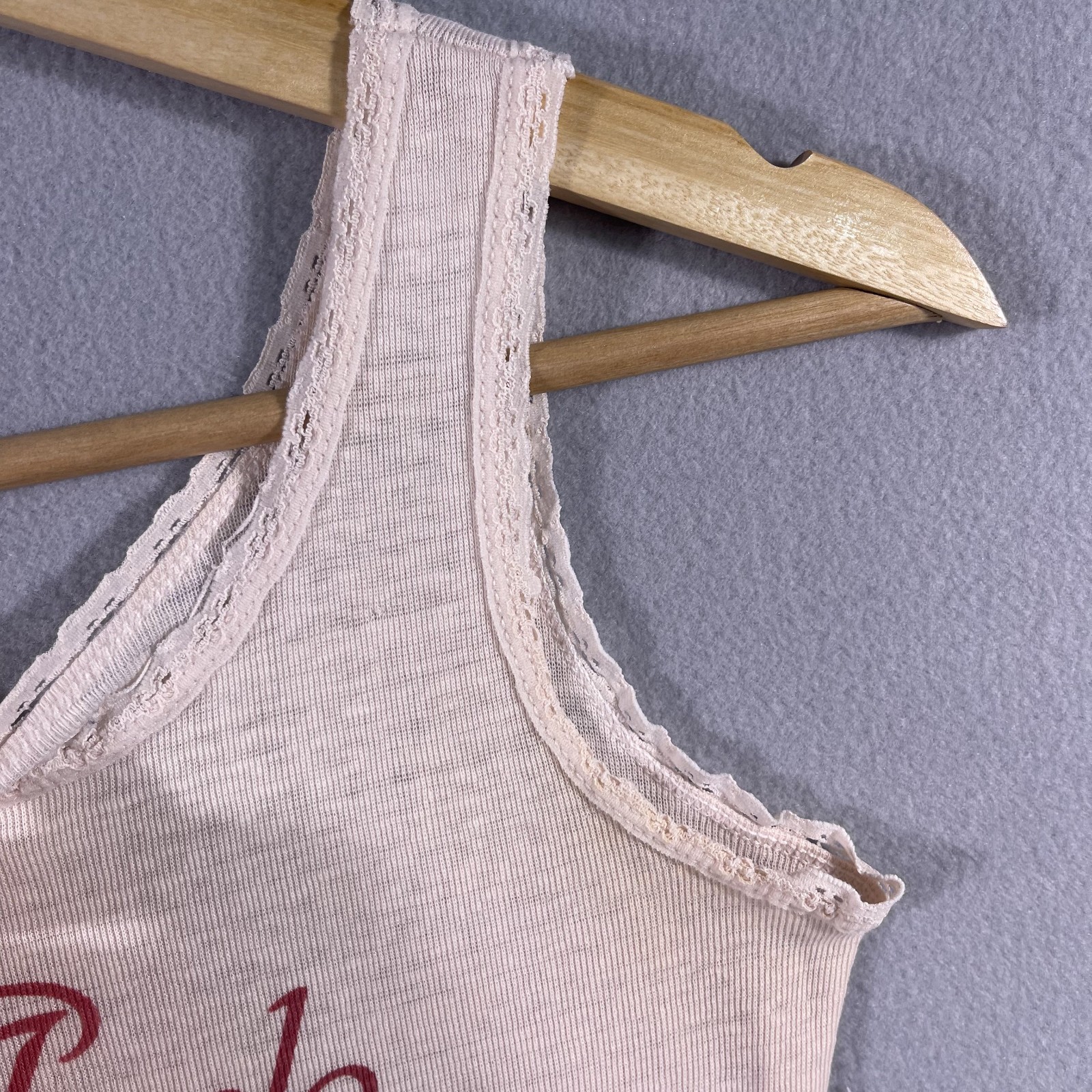 Vintage 80’s Maple Grove Dragway Tank Top Women’s Medium Lacey Racing USA Baby