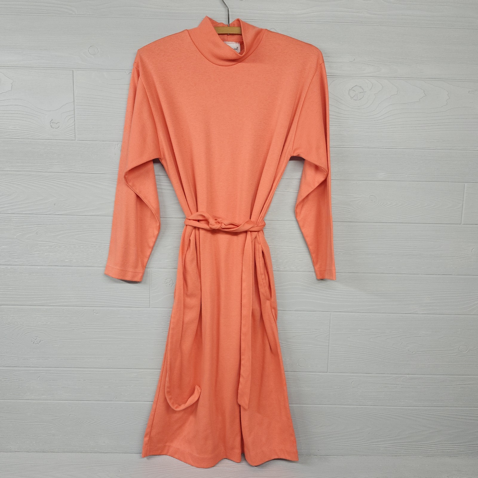 Vintage 70s 80s Gertrude Davenport Tie Waist Dress Womens Size Medium