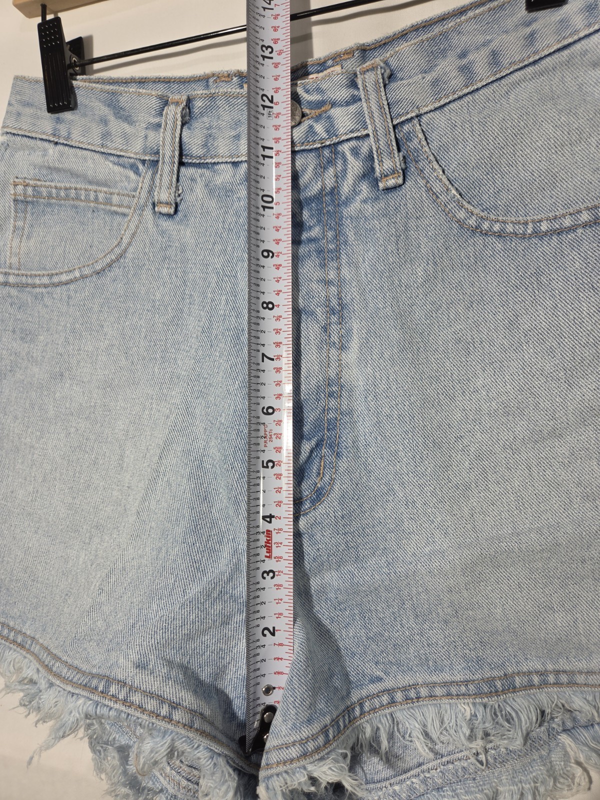 Vintage Guess Jeans Shorts Size 28 Cut Off Raw Frayed Hem Spell Out Logo Y2K 90s