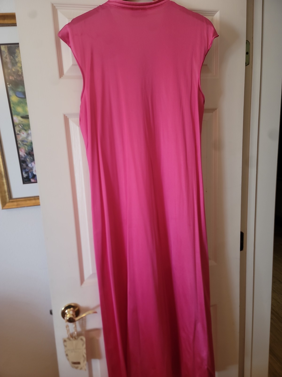 Collectibles Vintage Nightgown And Robe With Snap And Tie L Pretty Pink