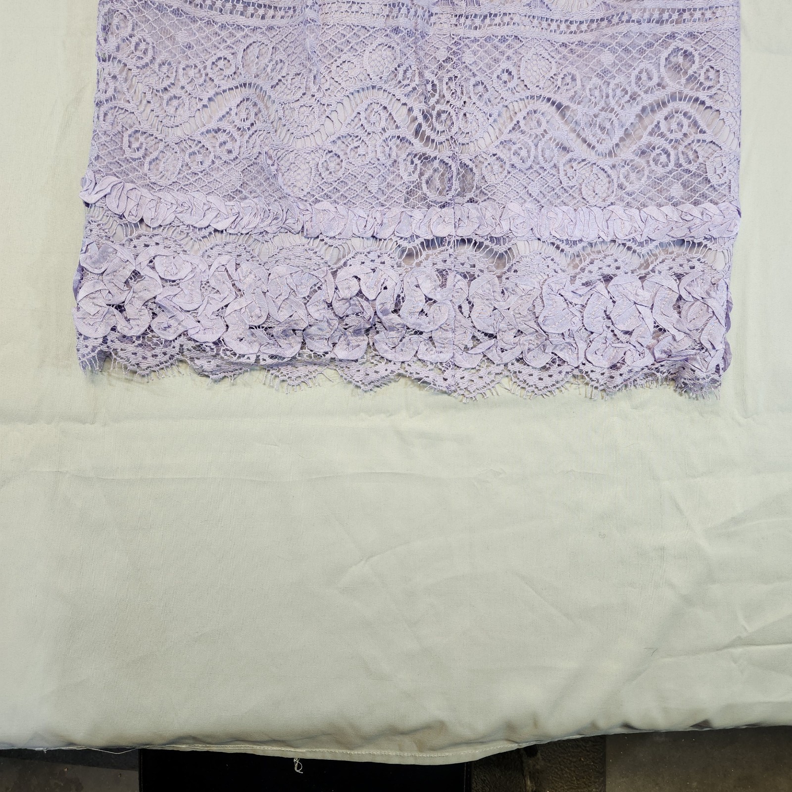 Vintage 1960’s Jo Ed Sophisticates Lace Lilac Womens Dress Extra Small XS Petite
