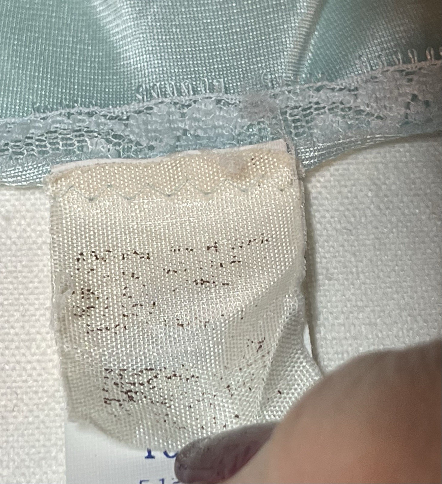 Vintage Blue Camisole Lace Lingerie Size 10/32 Cami