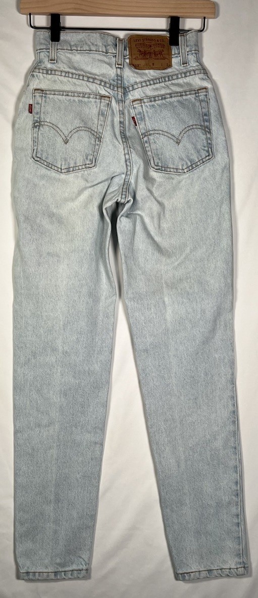 VTG Levi’s 512 DOUBLE BACK Slim Fit Tapered Leg Women’s 1 SHORT 100% Cotton USA