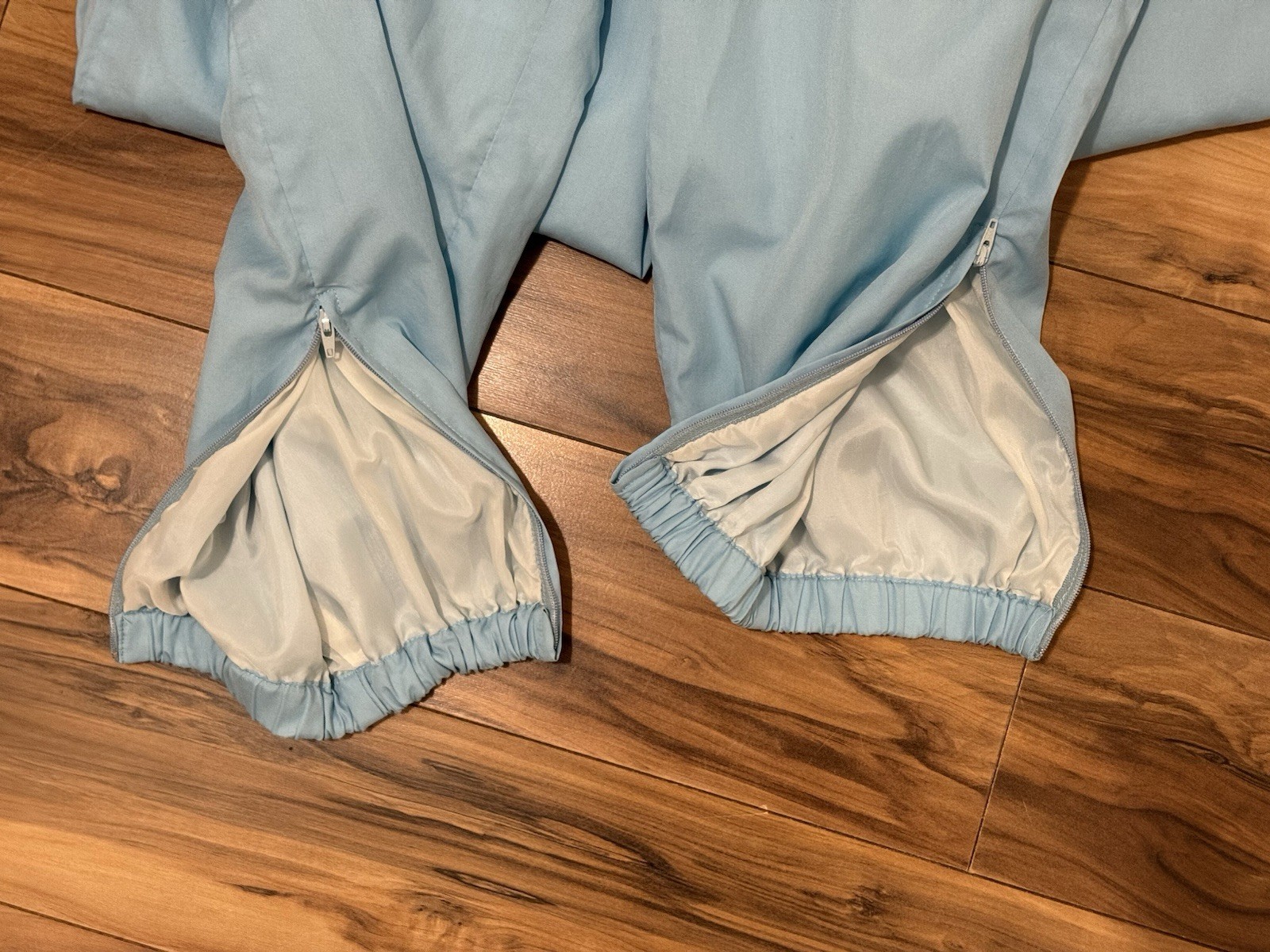 Vtg Fred Perry Windbreaker Track Pants M Light Blue Women / Unisex Runs Small