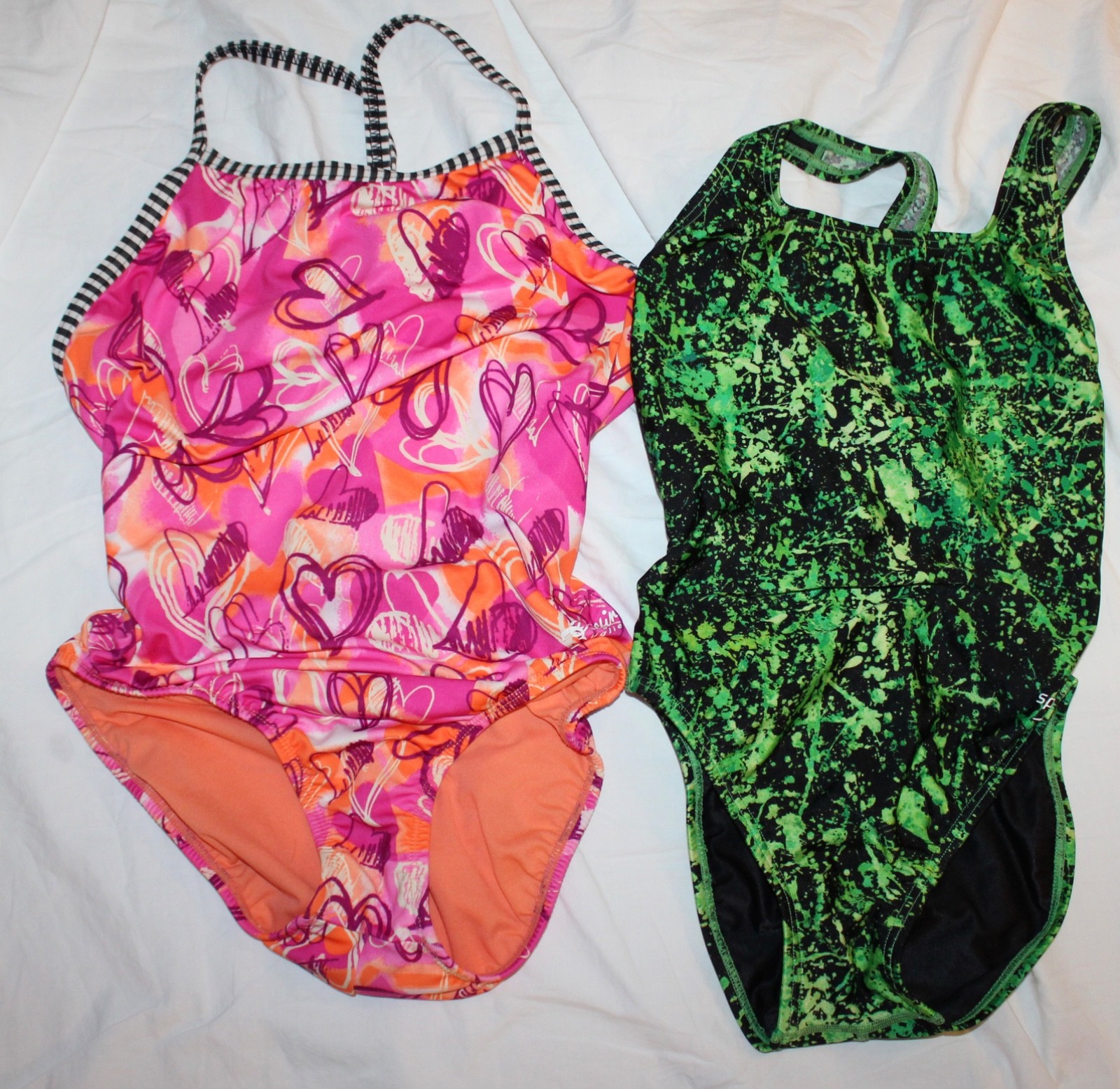 Vintage swimsuit bathing suit lot 80- 90s 1 piece maillot 10 items clearance