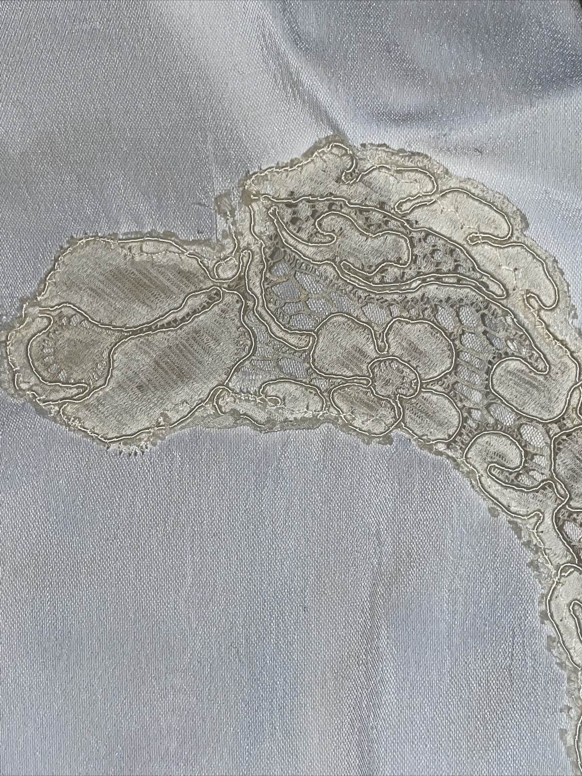 VTG Capri International Ladies Garment Workers Union lace Top Shirt Sz S A