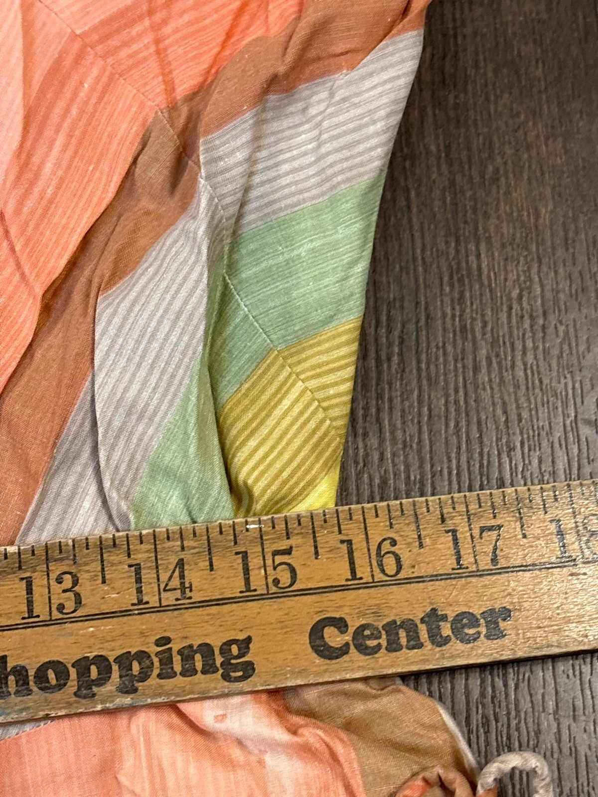 Vtg Penney’s Brentwood Striped Day Dress Women’s Medium Button Sleeveless 60s