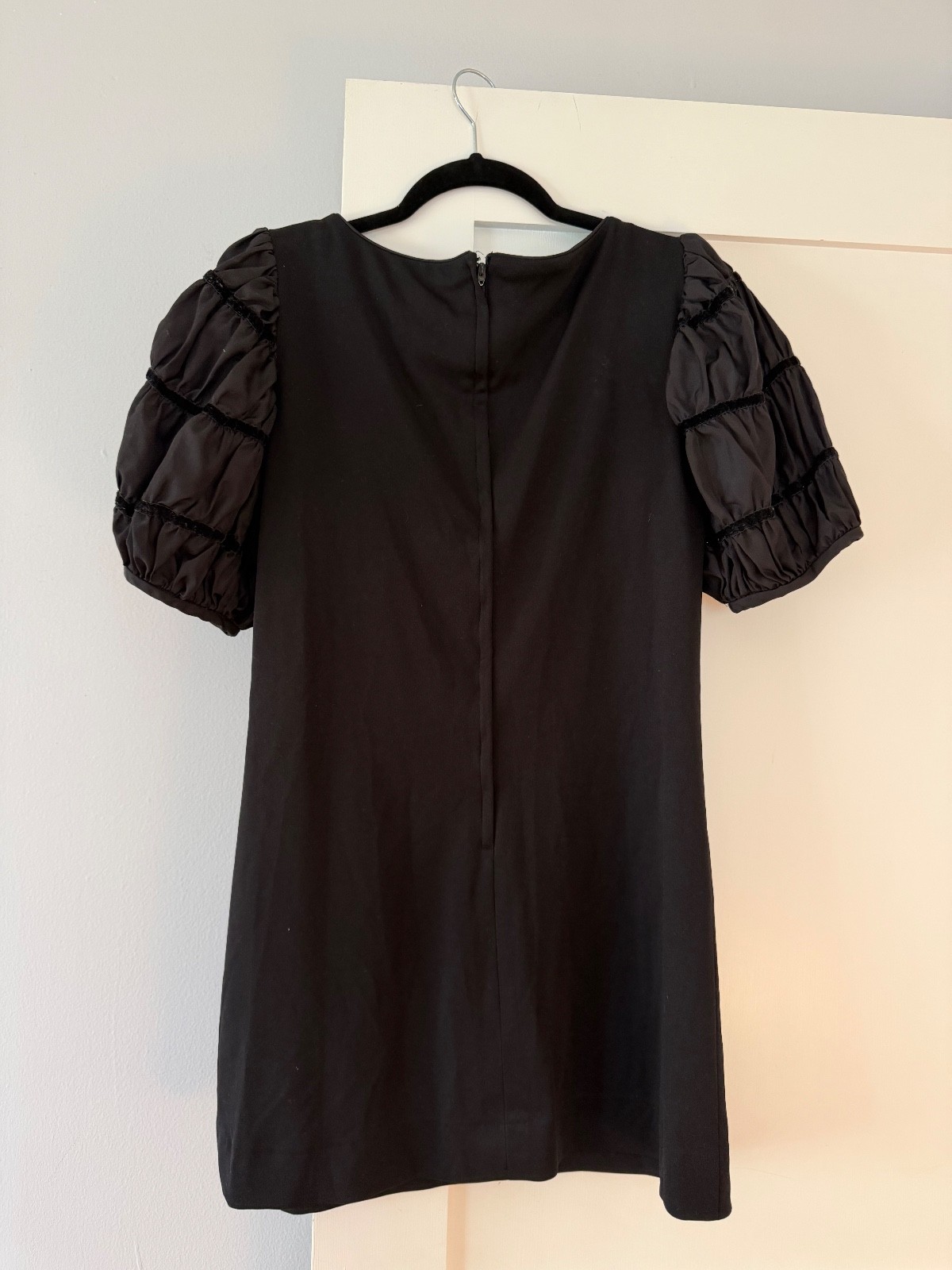 Vintage Umba for Parues Feinstein 1960s Cocktail Mini Dress Puff Sleeves
