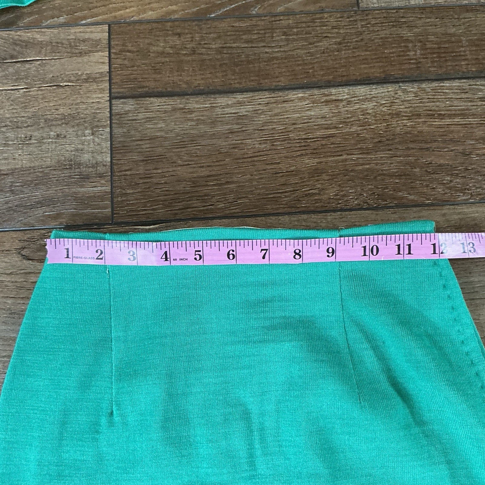 VTG Cyrano by Sebastian Wool 2-PC Set Green Sweater Skirt Women’s Size S #81013