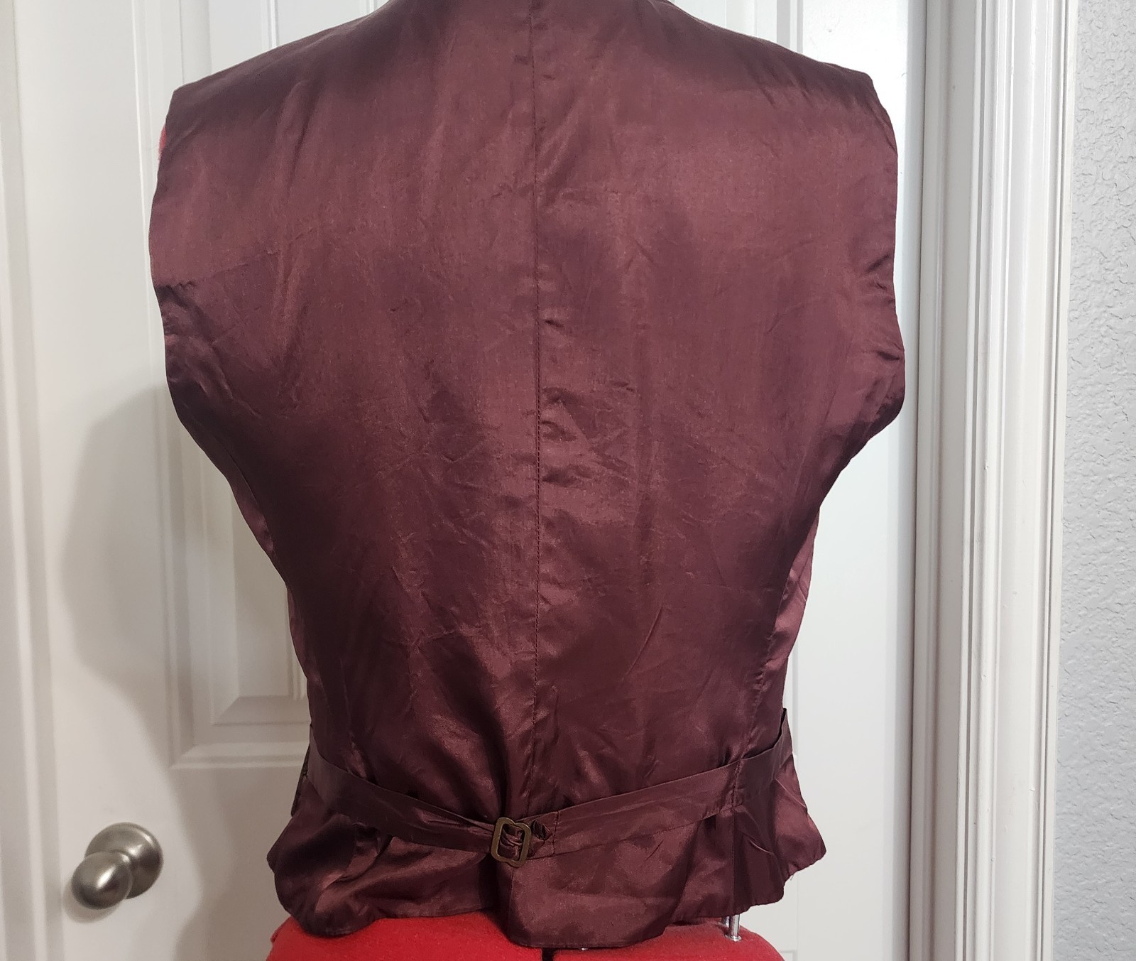 Vintage 90s Rena Rowan For Saville Brocade Vest Size 14