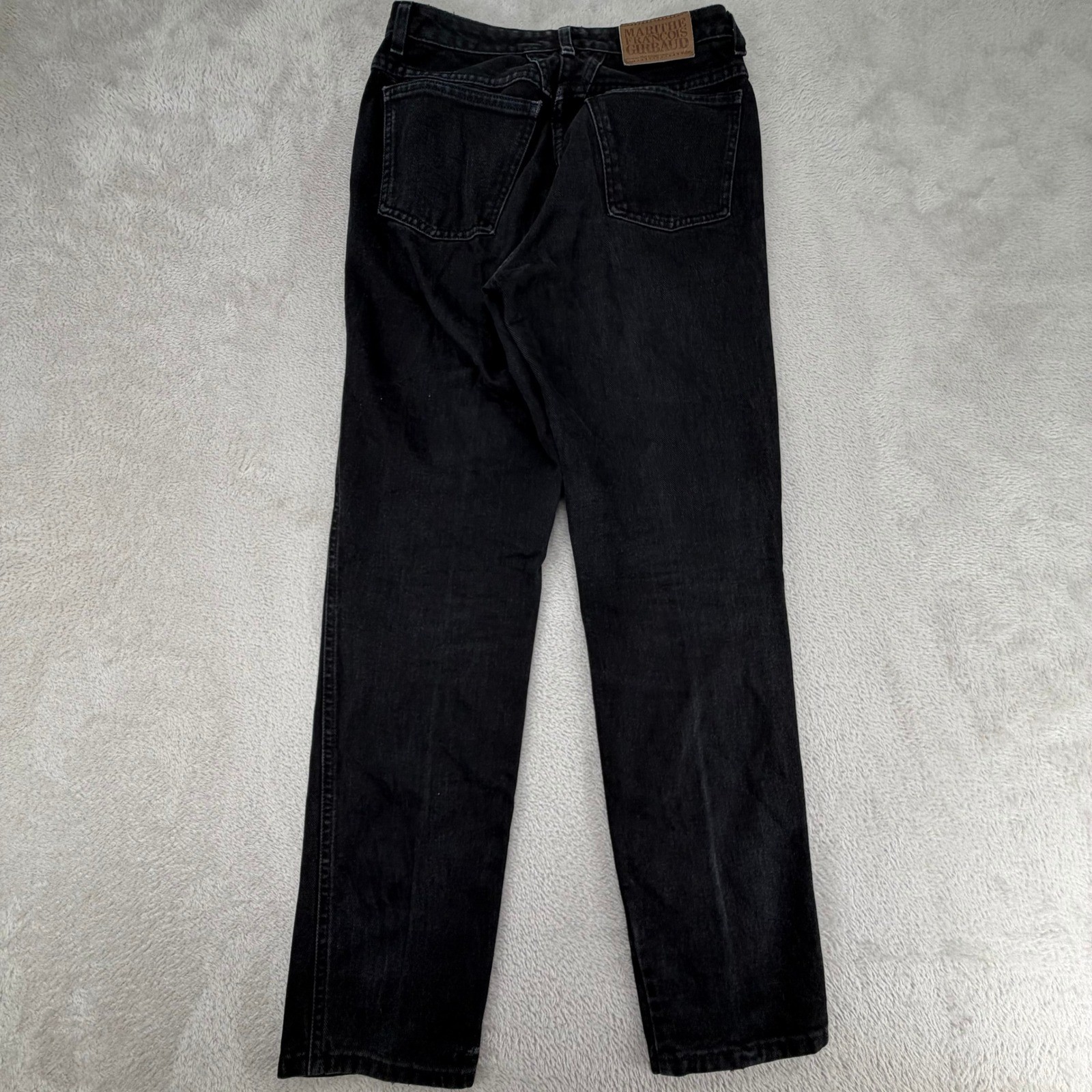 Vintage Marithe Francois Girbaud Womens Jeans 5/6 Black Preowned High Rise 90s