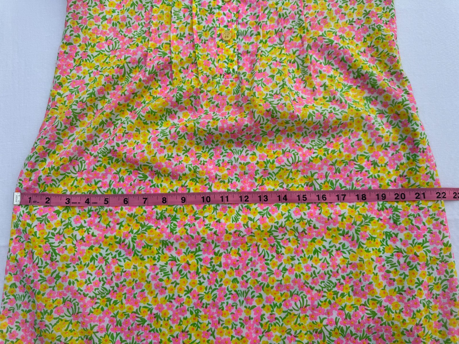 1960’s „The Lilly” Vintage Lilly Pulitzer Floral Tunic Dress Modern Size M/L