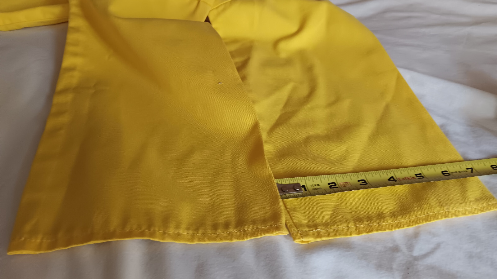 VINTAGE C. 1969 SEARS BRIGHT SUN YELLOW WOMENS SZ SML TUNIC SHIRT PULLOVER GOOD