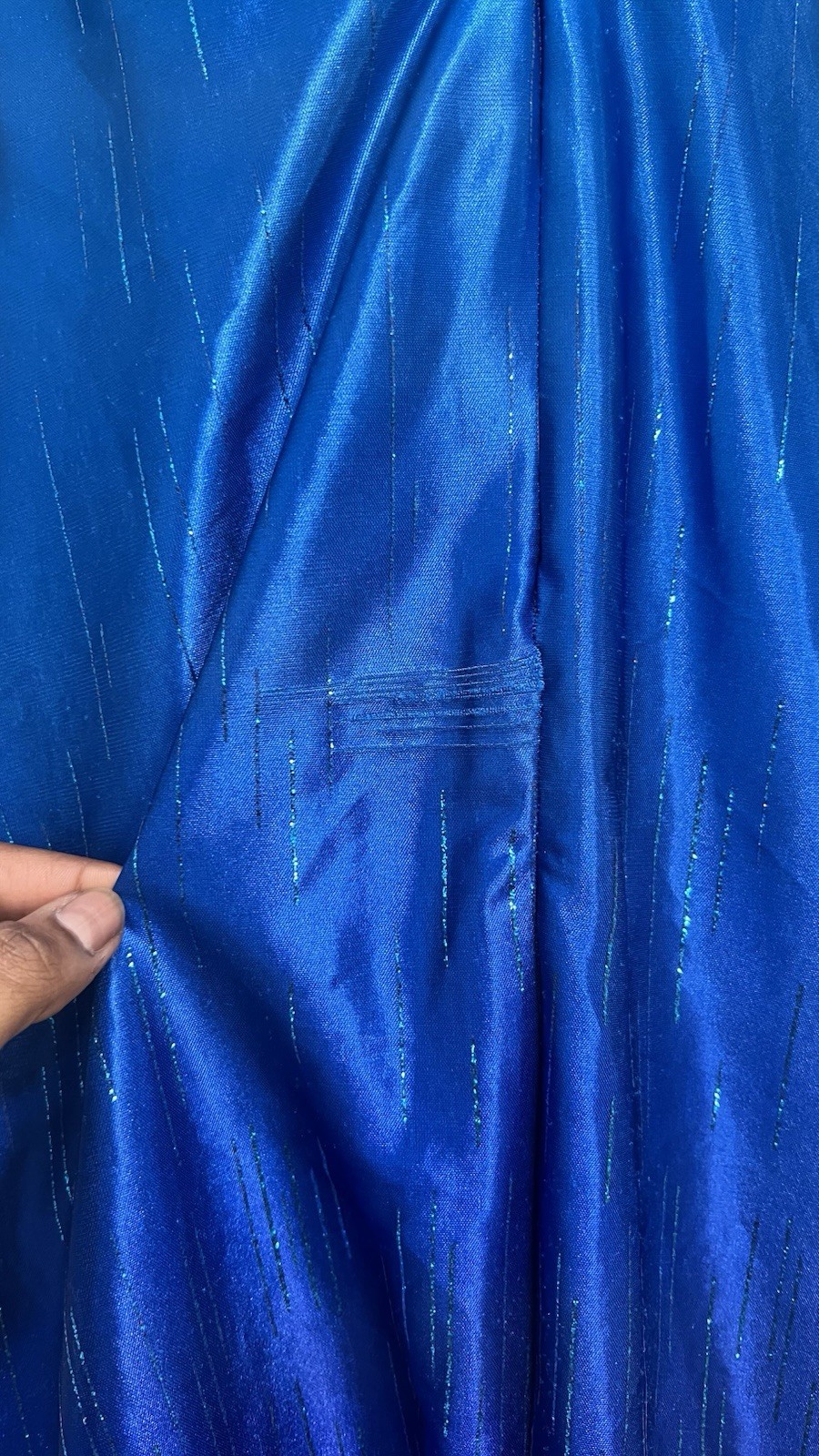 Vintage Y2K JUMP Apparel Blue Ombré Prom/Evening Dress Size Juniors 13/14