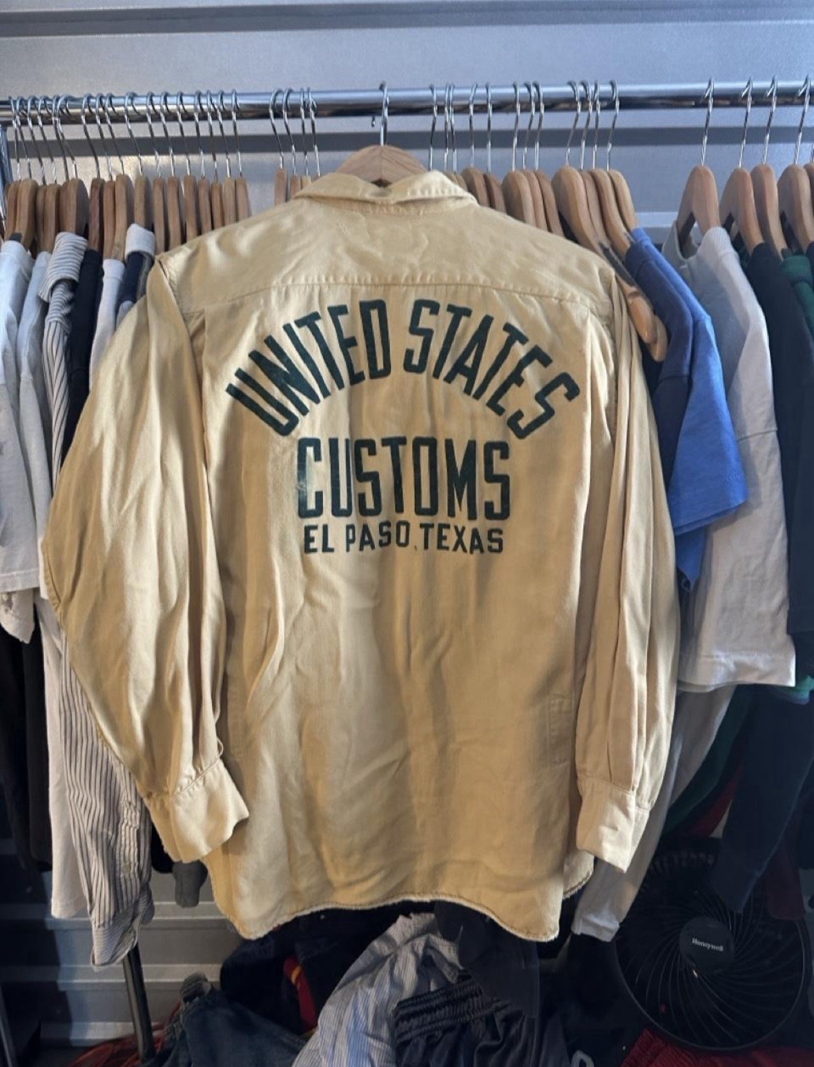 True Vintage 1950s “United States Customs” Work Shirt