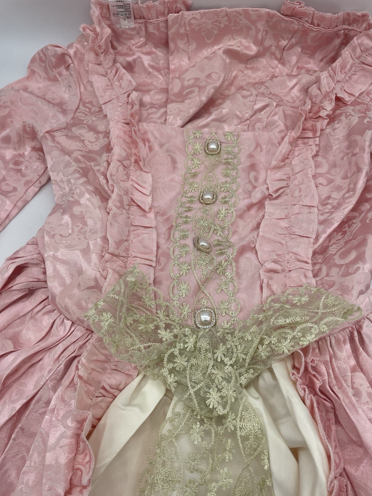 Victorian Rococo Dress Inspiration Maiden Ball Gown, Pink, Large *BRAND NEW*