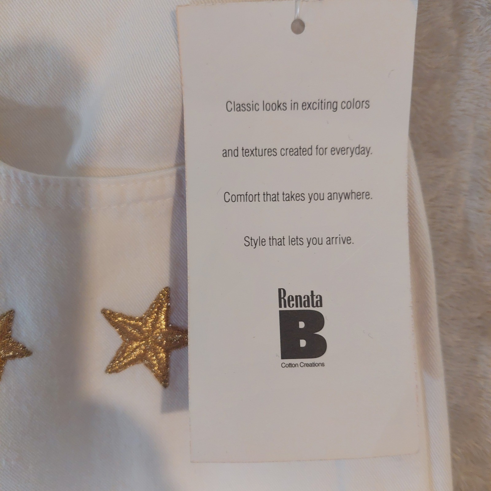 Renata B Nautical Blazer Pant Set Womens 12T White Gold Anchor Star Vintage 80s