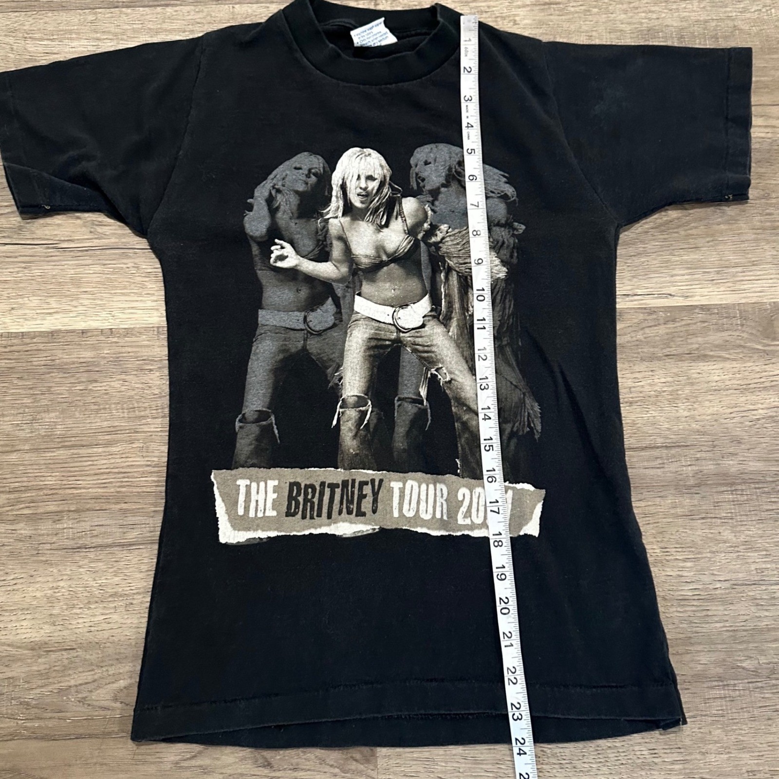 Vintage 2001 Britney Spears Concert T-Shirt The Britney Tour All Sport Size S