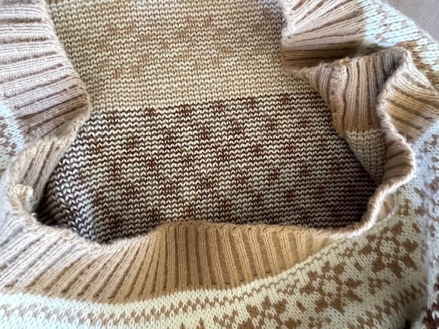 VIntage Jersild Orlon Fairisle Nordic sweater Unisex Medium Ski